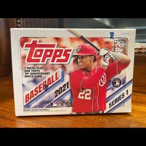 2021 Topps Baseball Blaster Box Series 1
